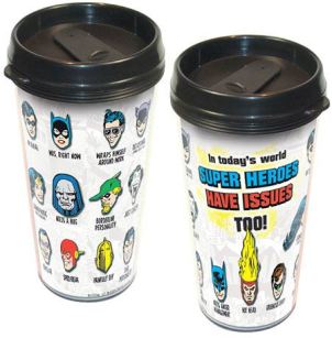 Super Heroes Have Issues Too Travel Mug